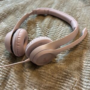 Logitech H390 Wired USB On-Ear Stereo Headphones with Mic PC Laptop Rose Pink